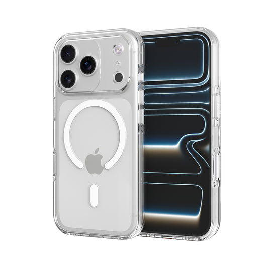 High Quality Clear Cover With Magnets for iPhone 17 Pro Max Transparent