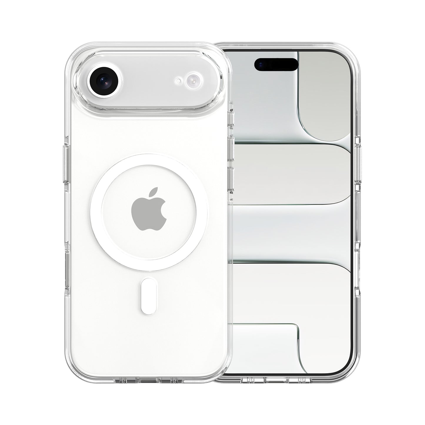 High Quality Clear Cover With Magnets for iPhone 17 Air Transparent