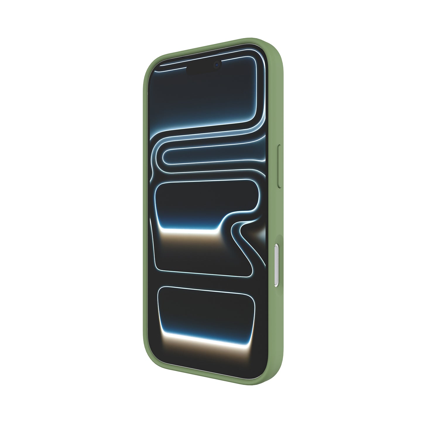 Silicone Case With Magnetic For iPhone 17 Pro Celadon