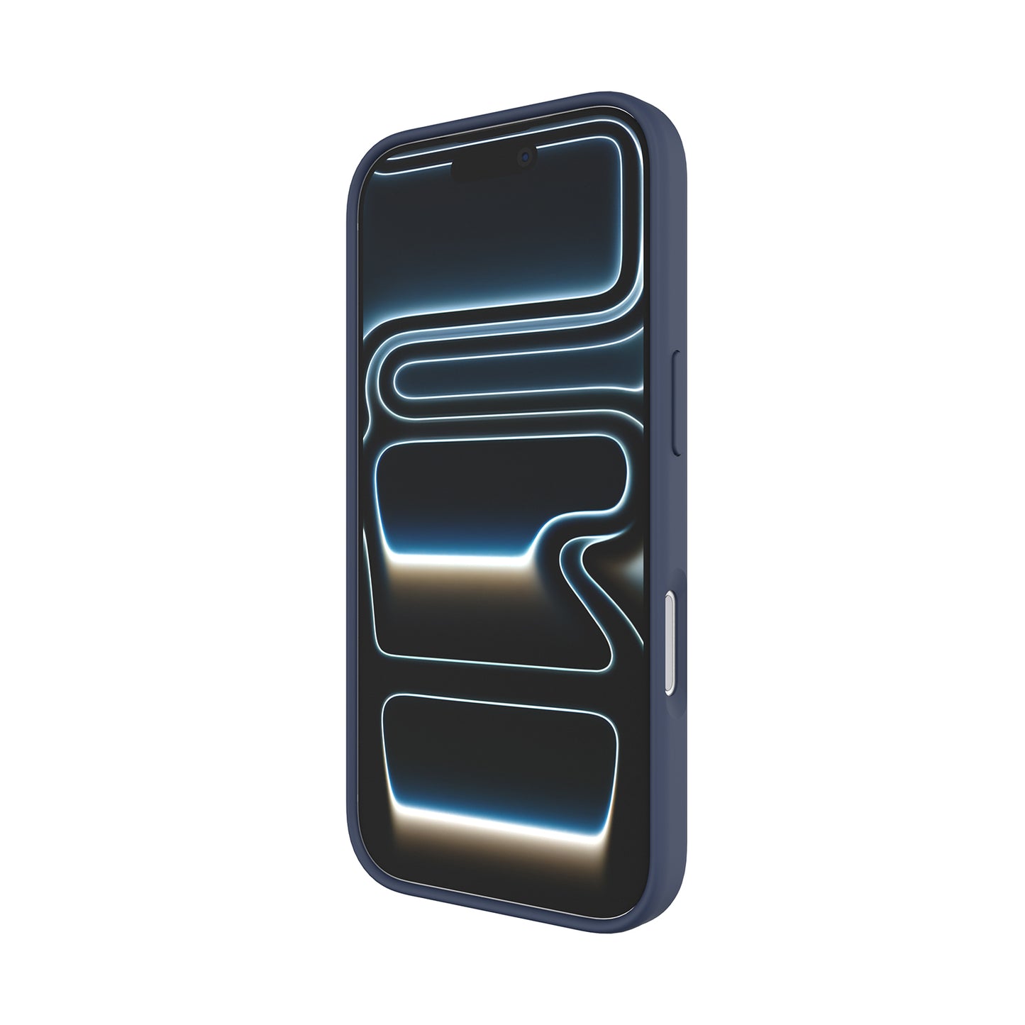 Silicone Case With Magnetic For iPhone 17 Pro Navy