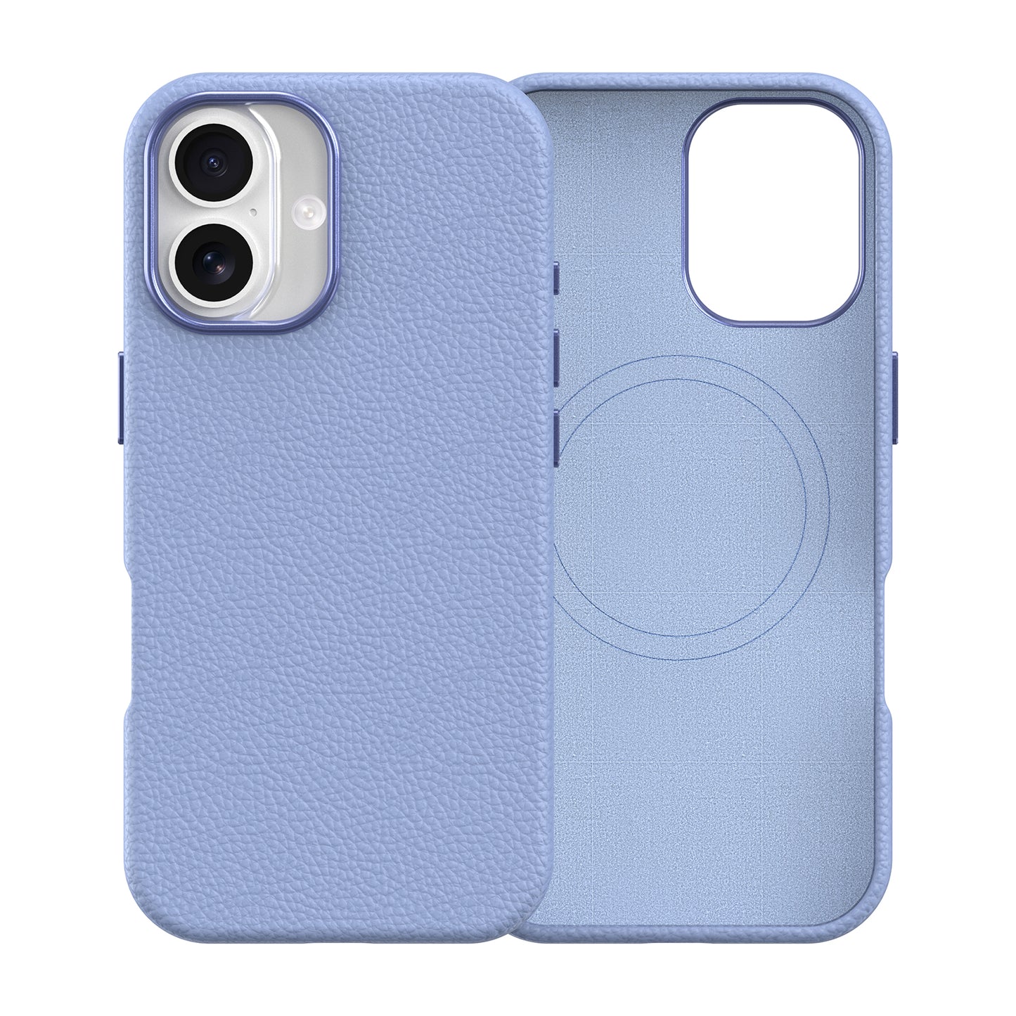 Vegan Leather Cover for iPhone 17 Lavendar
