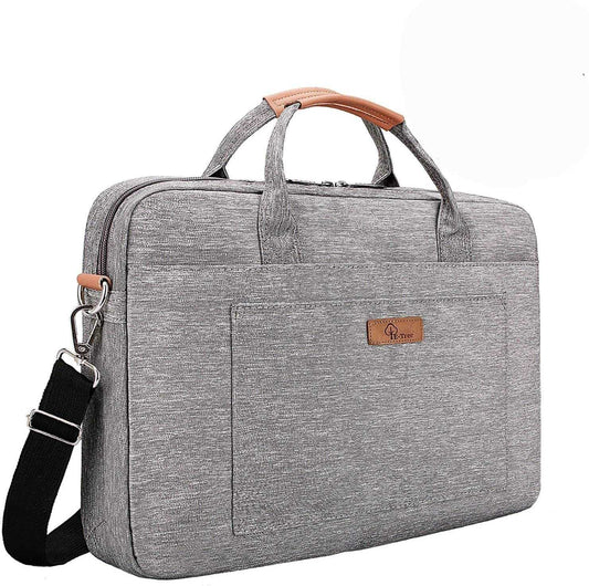 E-Tree Grey 15.6 Inch Laptop Bag Shockproof Padded for Work and Travel