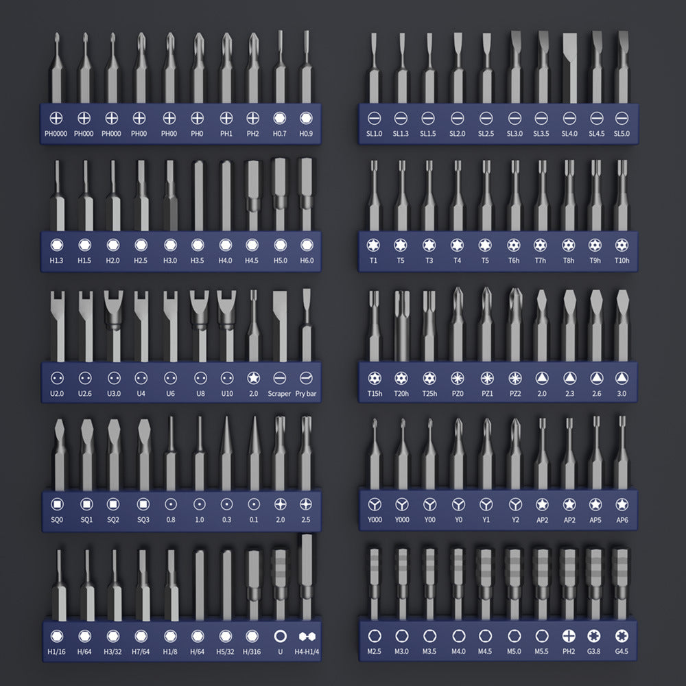 120 in 1 Multi Function Precision Electric Screwdriver Set with 100 Bits