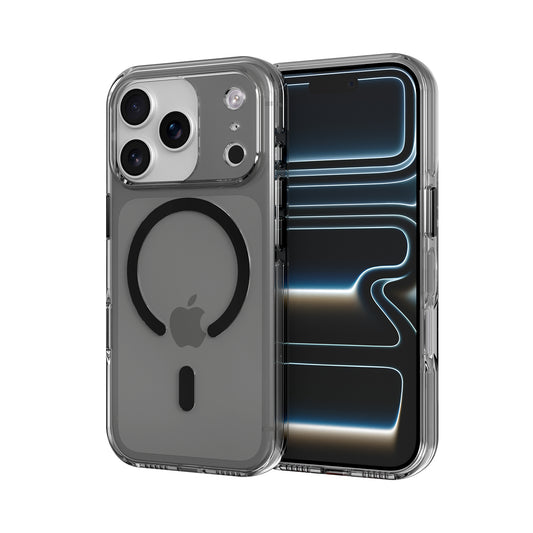 High Quality Clear Cover With Magnets for iPhone 17 Pro Max Smoke