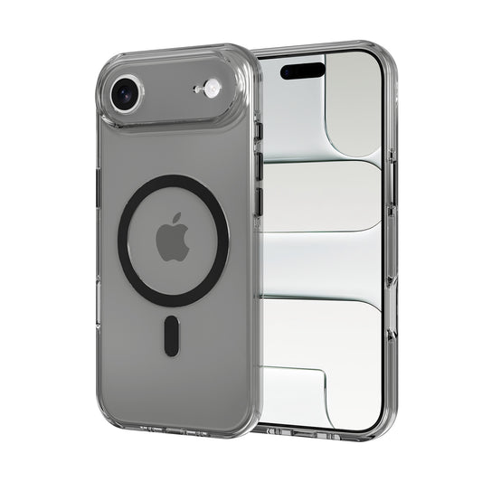 High Quality Clear Cover With Magnets for iPhone 17 Air Smoke