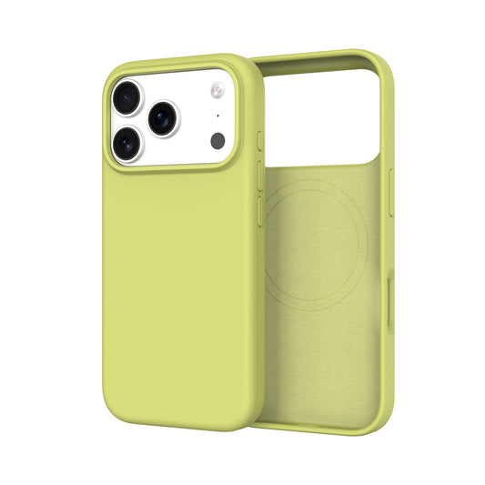 Silicone Case With Magnetic For iPhone 17 Pro Grass