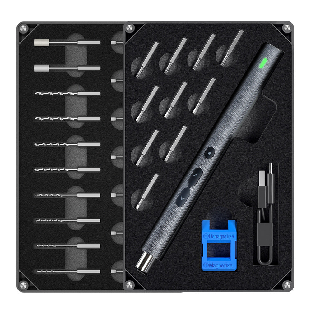 36-in-1 upgraded version two-speed adjustable lithium battery electric screwdriver set