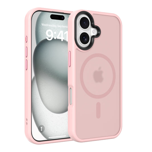 High Quality Phone Cover with Grip Pattern Smoothly Touching Case  for iPhone  17 Pink