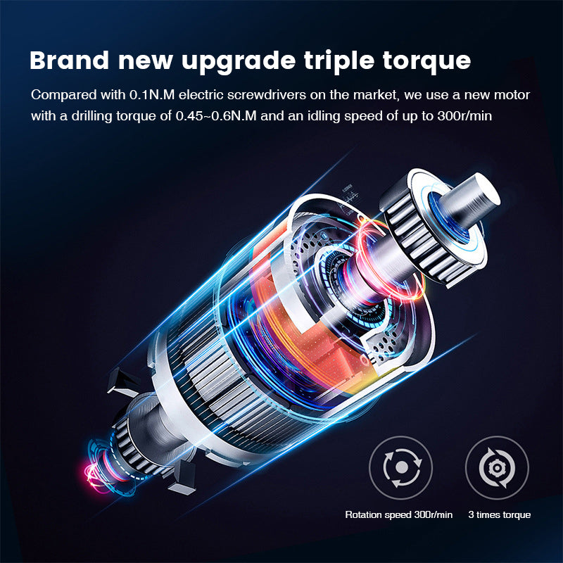 Mini 28-in-1 electric screwdriver combination set
