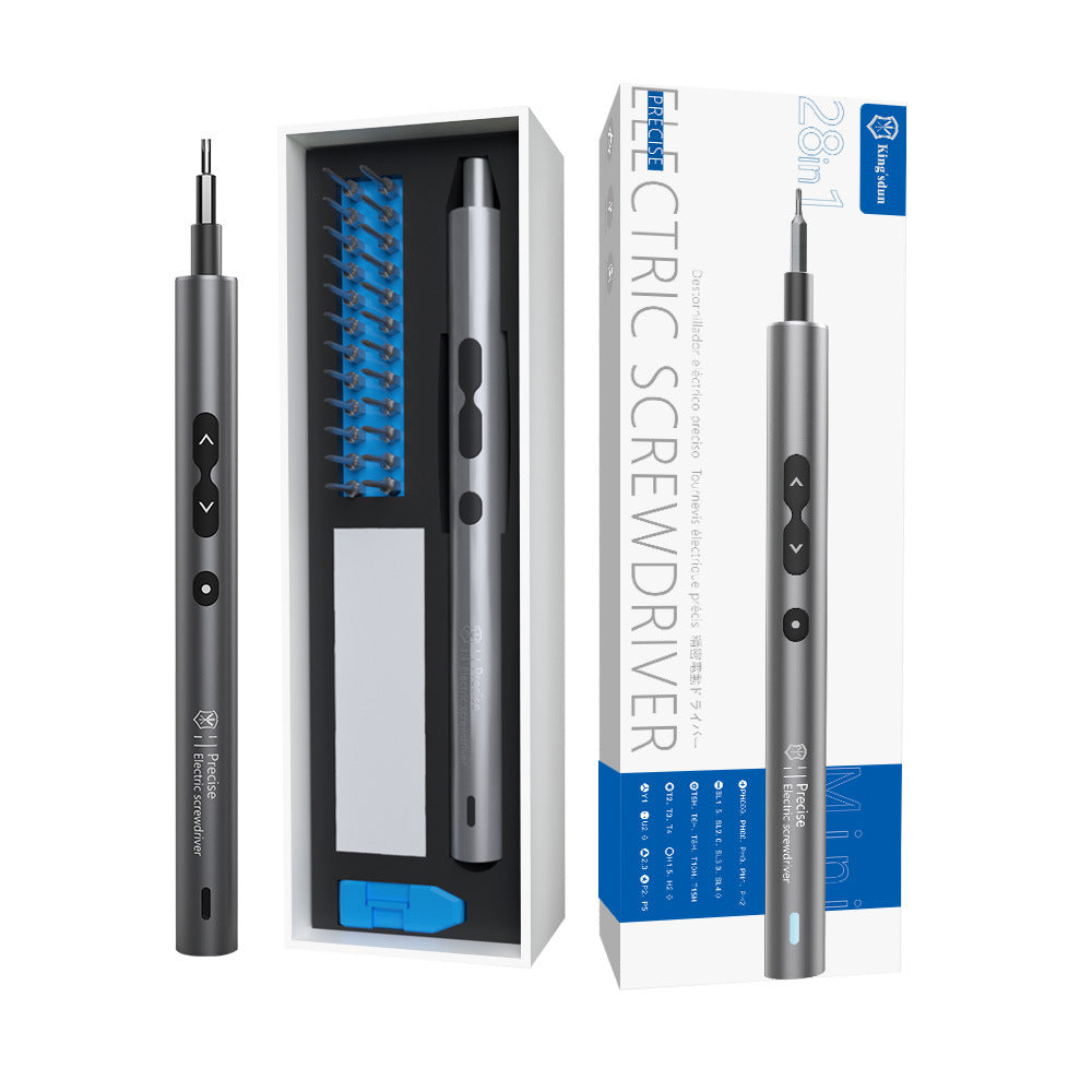 Mini 28-in-1 electric screwdriver combination set