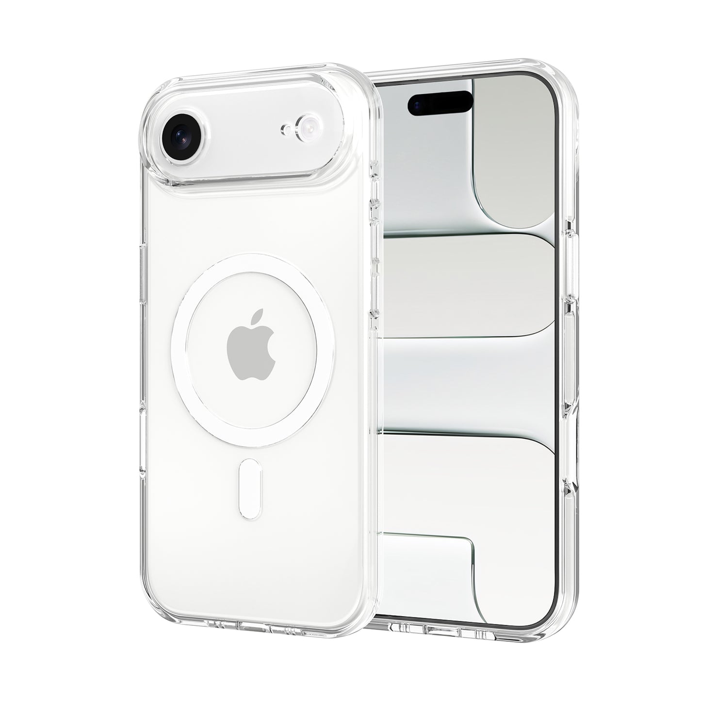 High Quality Clear Cover With Magnets for iPhone 17 Air Transparent