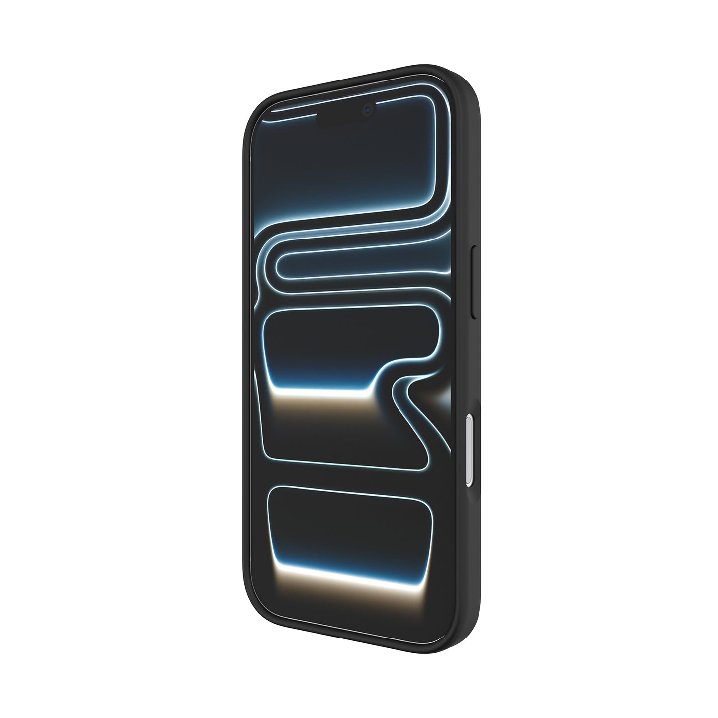 Silicone Case With Magnetic For iPhone 17 Pro Black