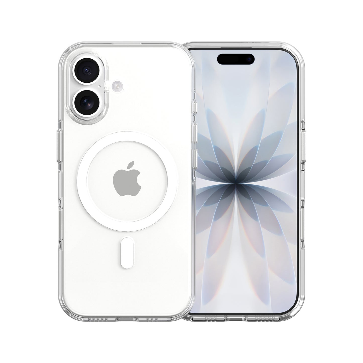 High Quality Clear Cover With Magnets for iPhone 17 Transparent