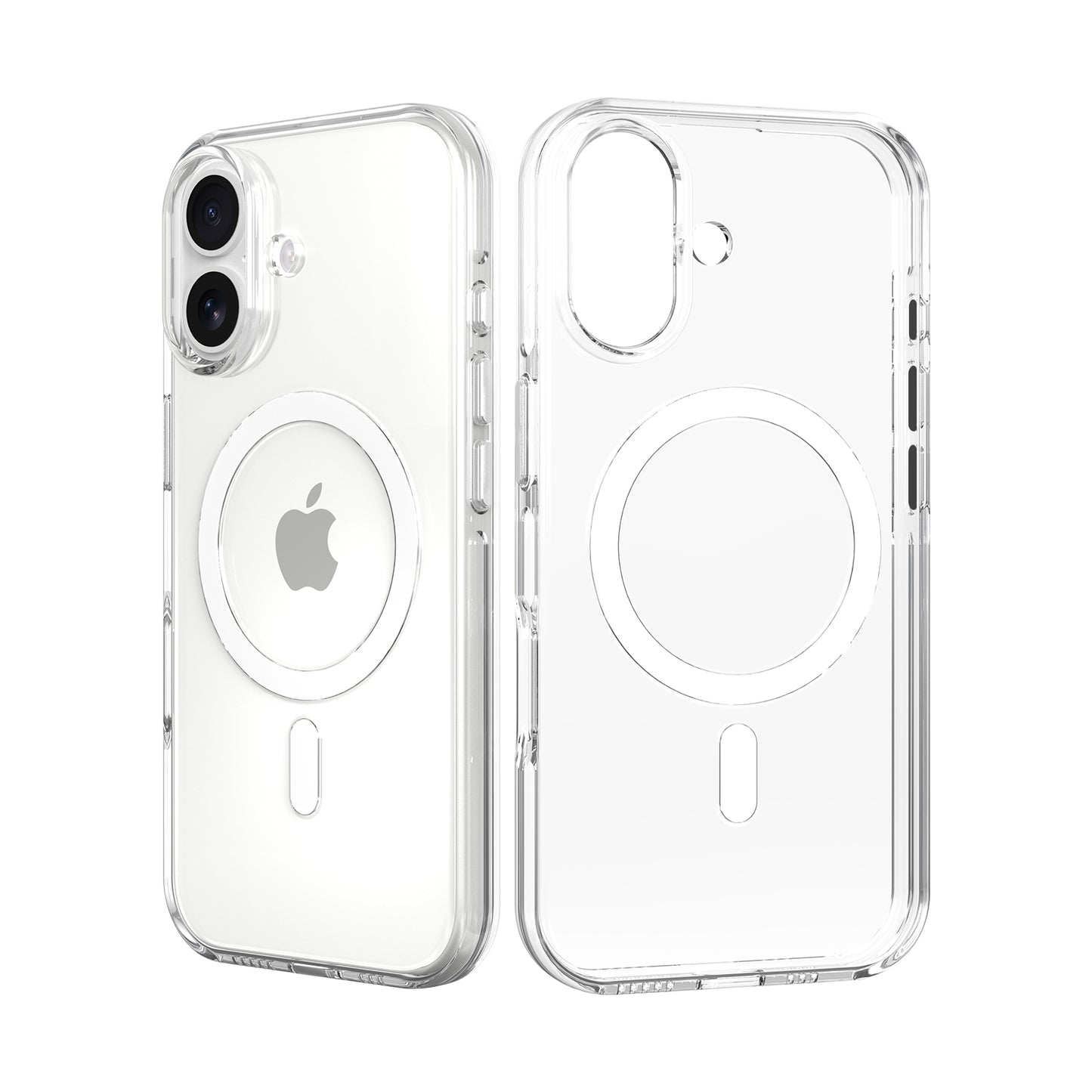High Quality Clear Cover With Magnets for iPhone 17 Transparent