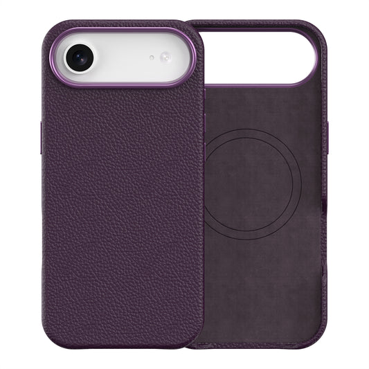 Vegan Leather Cover for iPhone 17 Air Purple