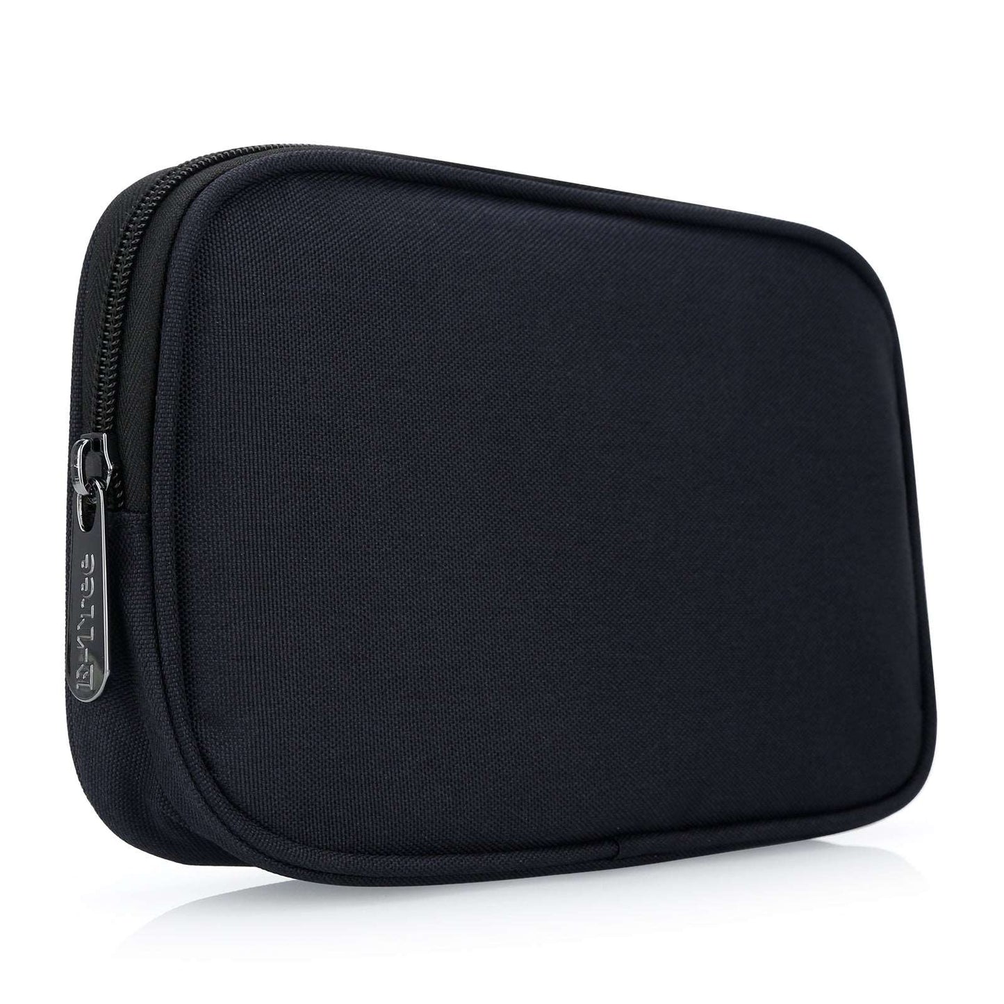 E-Tree 10.7 inch Black Tech Organizer, Multiple Storage Mesh Pockets for Cable, Cord, Charger, Power Bank, Airpods