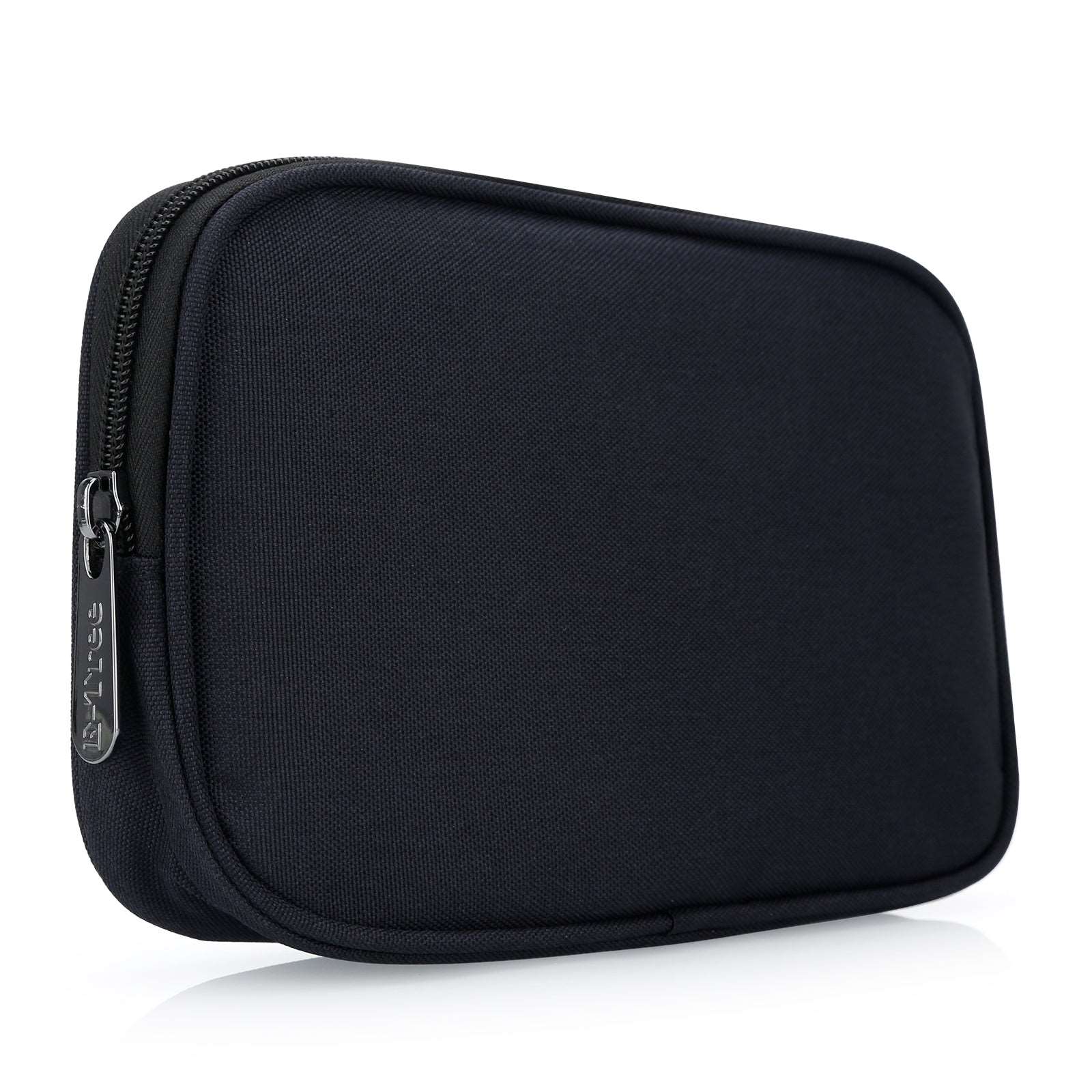 E-Tree 10.7 inch Black Tech Organizer, Multiple Storage Mesh Pockets for Cable, Cord, Charger, Power Bank, Airpods