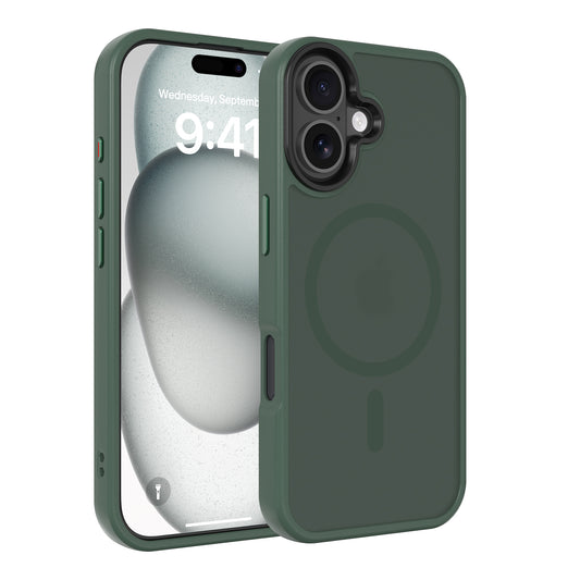 High Quality Phone Cover with Grip Pattern Smoothly Touching Case  for iPhone  17 Green