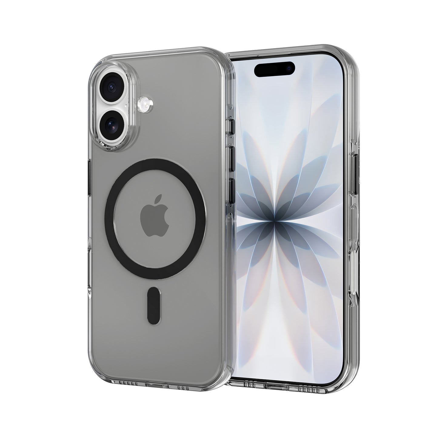 High Quality Clear Cover With Magnets for iPhone 17 Smoke