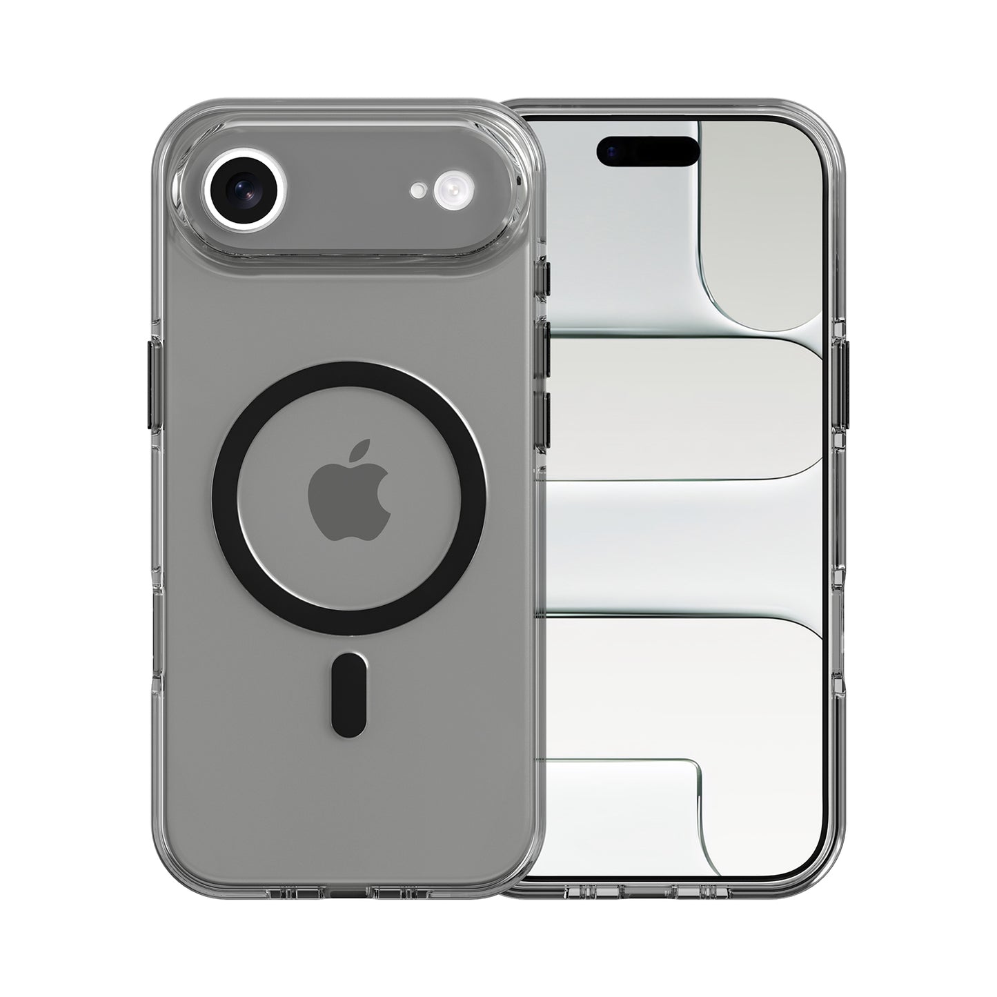 High Quality Clear Cover With Magnets for iPhone 17 Air Smoke