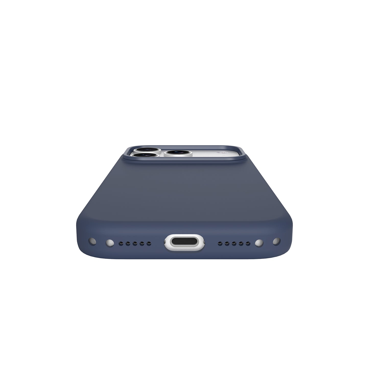 Silicone Case With Magnetic For iPhone 17 Pro Navy