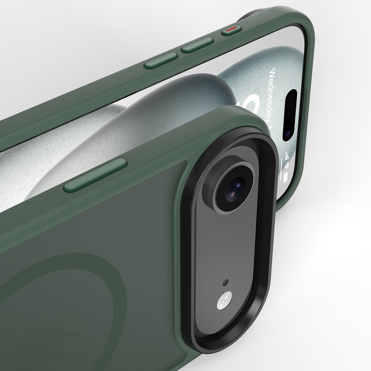 High Quality Phone Cover with Grip Pattern Smoothly Touching Case  for iPhone  17  Air Green