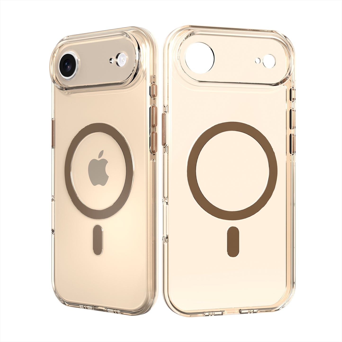 High Quality Clear Cover With Magnets for iPhone 17 Air Yellow