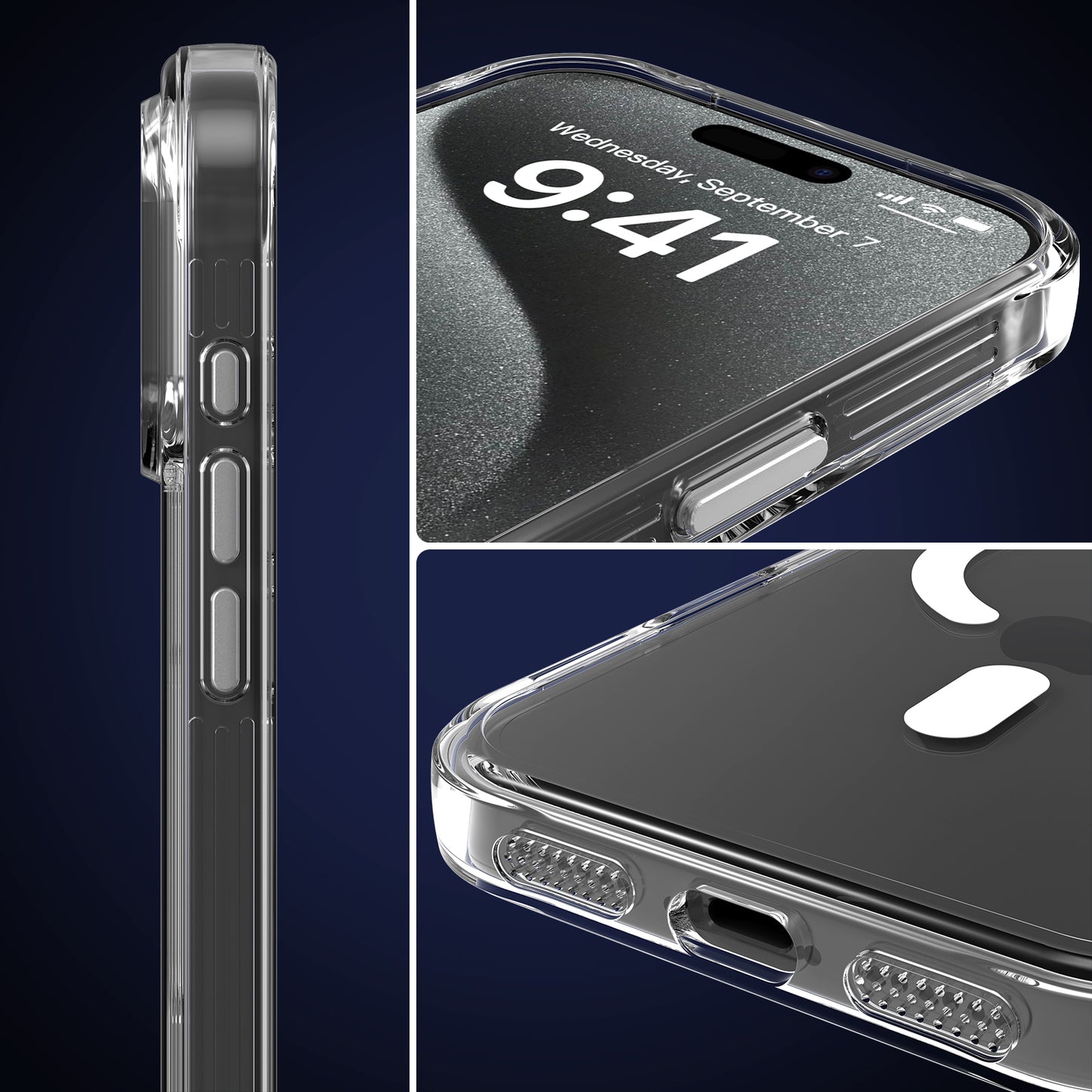 Air Cushion Corners High Transparence Cover for  iPhone  17 Pro