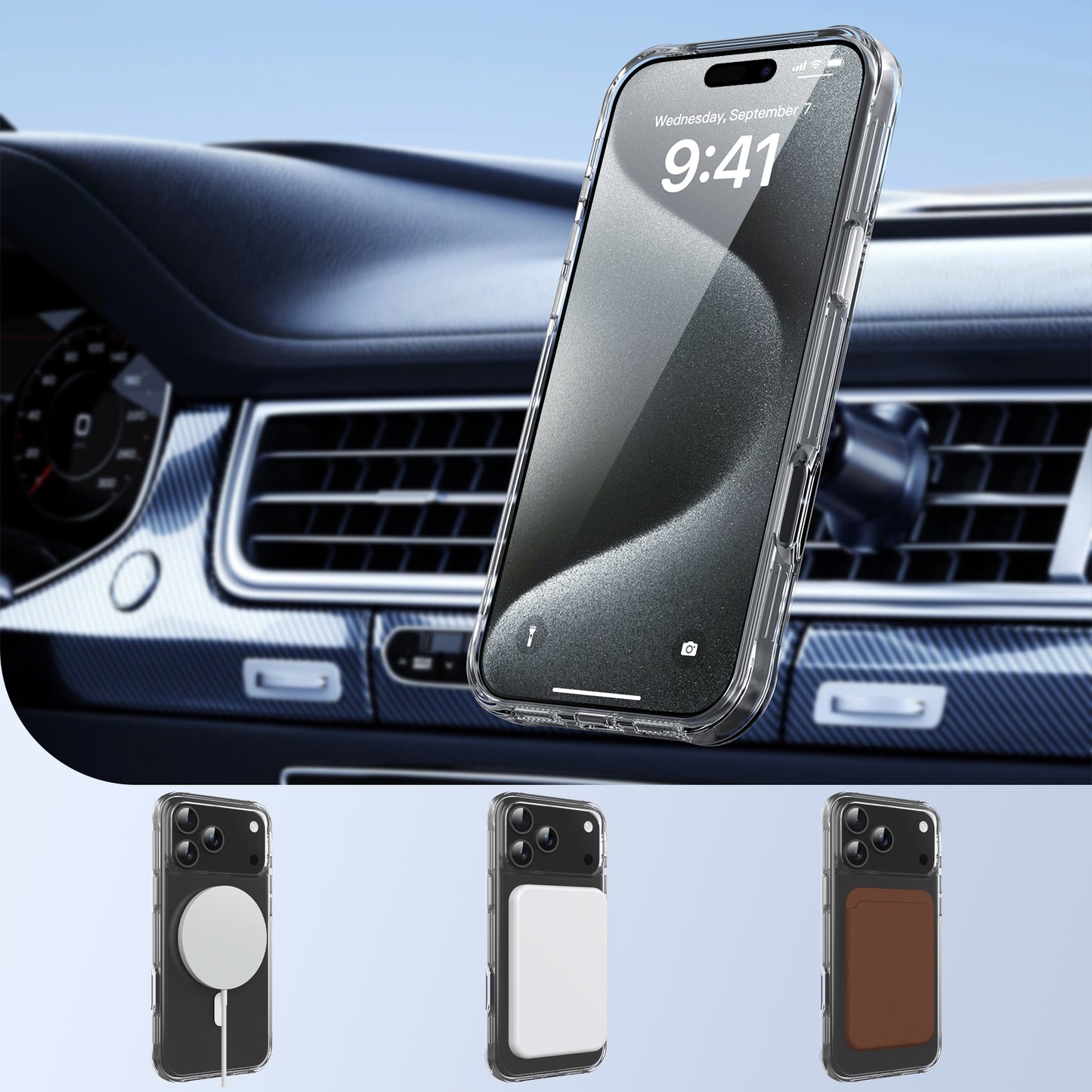 Air Cushion Corners High Transparence Cover for  iPhone  17 Pro