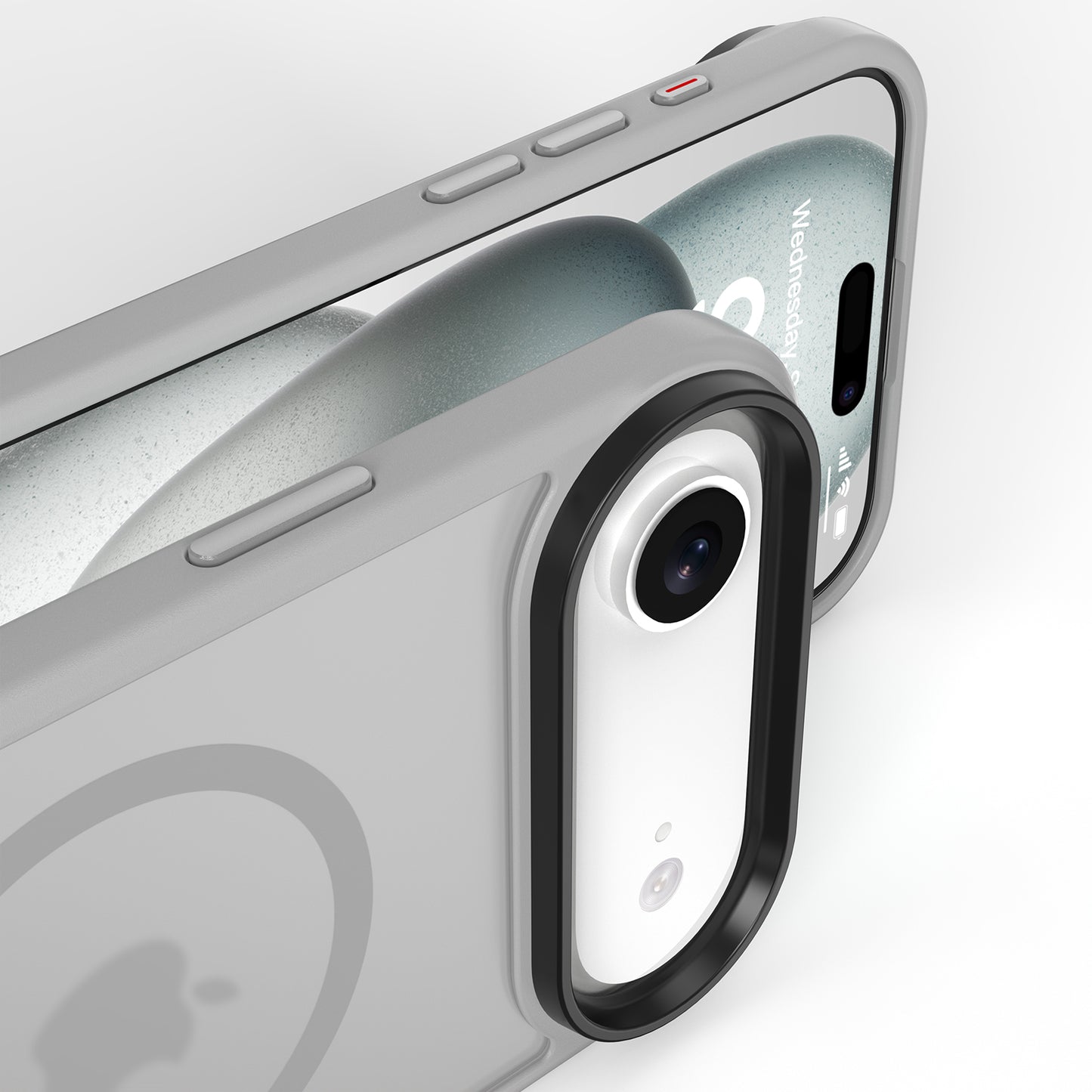 High Quality Phone Cover with Grip Pattern Smoothly Touching Case  for iPhone  17 Air Grey
