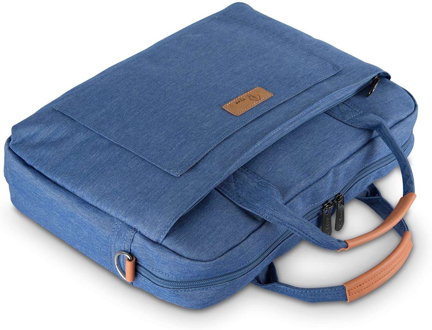 E-Tree Blue 15.6 Inch Laptop Bag Shockproof Padded for Work and Travel