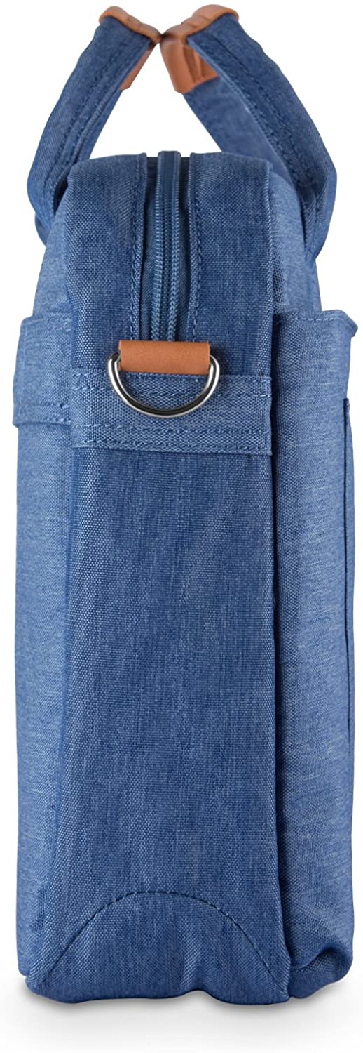 E-Tree Blue 15.6 Inch Laptop Bag Shockproof Padded for Work and Travel